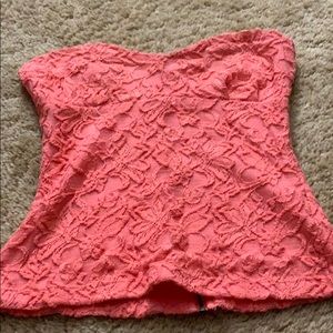 Lace tube top urban outfitters